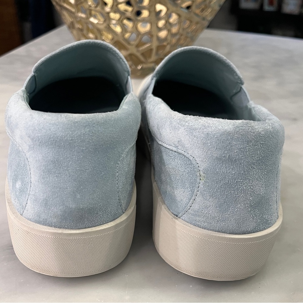 Vince Ginelle Pale Turquoise Slip-On Sneakers Size 9.5 - Picture 5 of 8